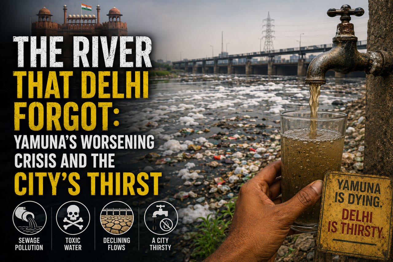 The River That Delhi Forgot: Yamuna's Worsening Crisis and the City's Thirst