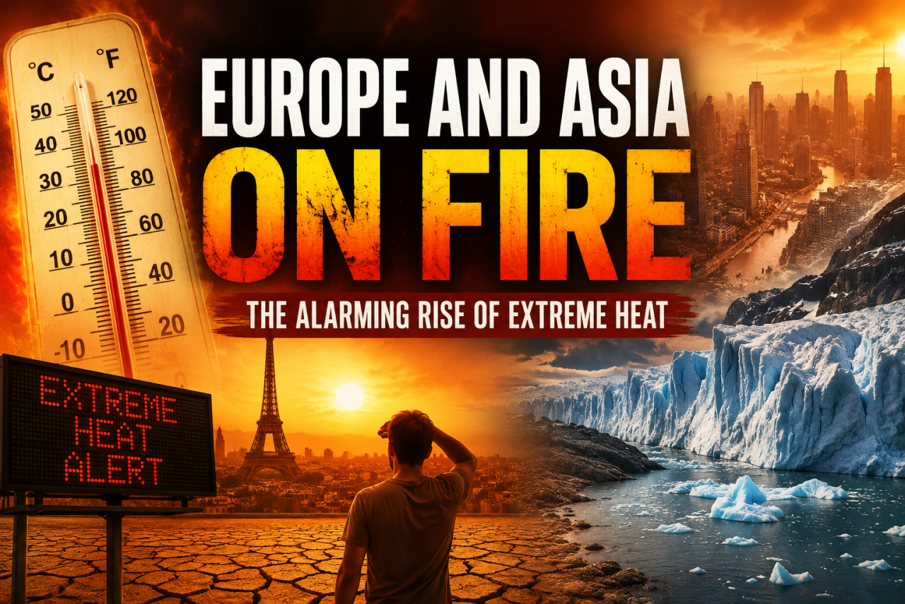 Europe and Asia on Fire: The Alarming Rise of Extreme Heat