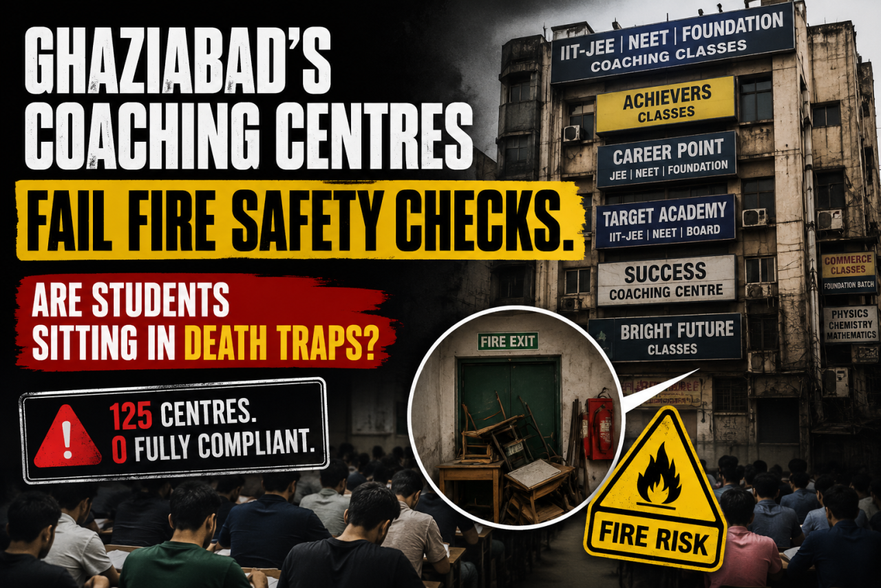 Ghaziabad's Coaching Centres Fail Fire Safety Checks. Are Students Sitting in Death Traps?