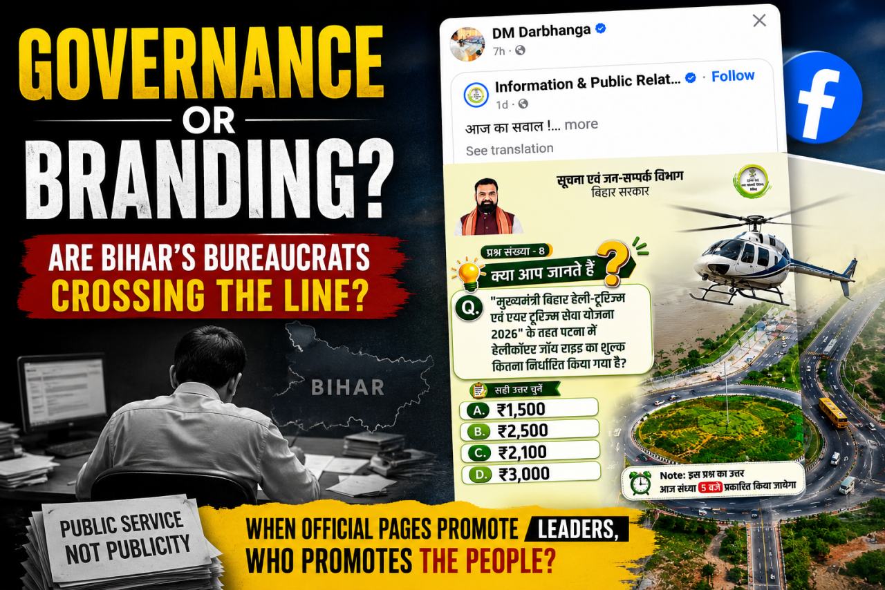 The Bureaucrat as a Brand Ambassador? How Official Social Media Risks Blurring Governance and Political Messaging in Bihar