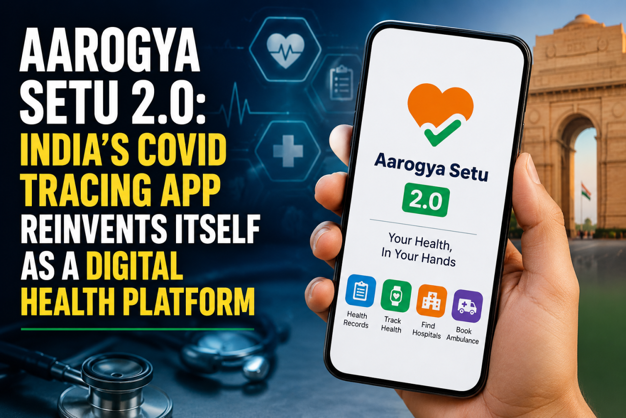 Aarogya Setu 2.0: India's Covid Tracing App Reinvents Itself as a Digital Health Platform