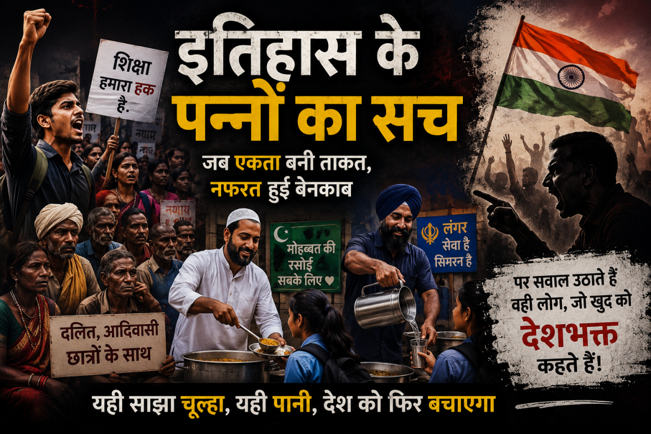 इतिहास के पन्नों का सच: एकता, न्याय और इंसानियत की गूंज