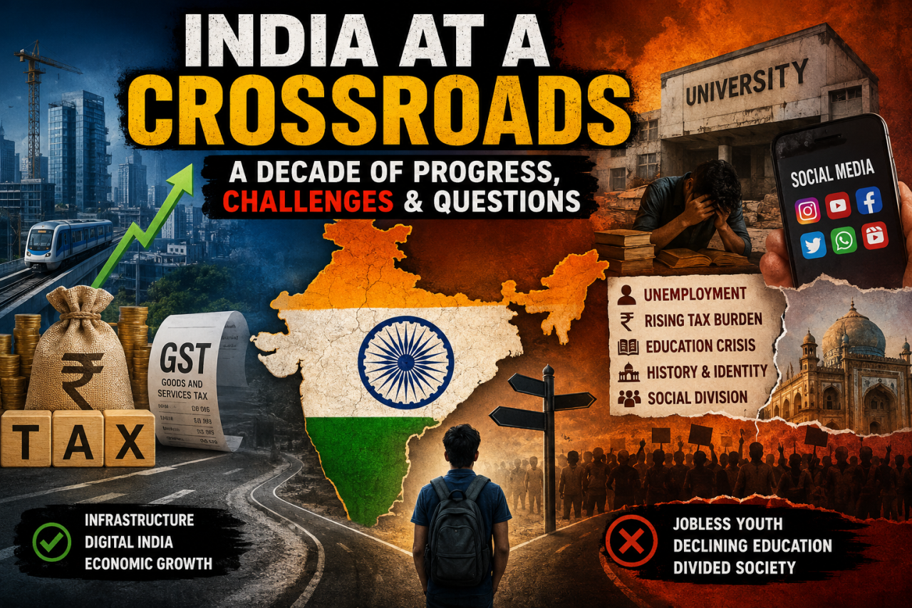 India at a Crossroads: A Decade of Change, Challenges, and Questions