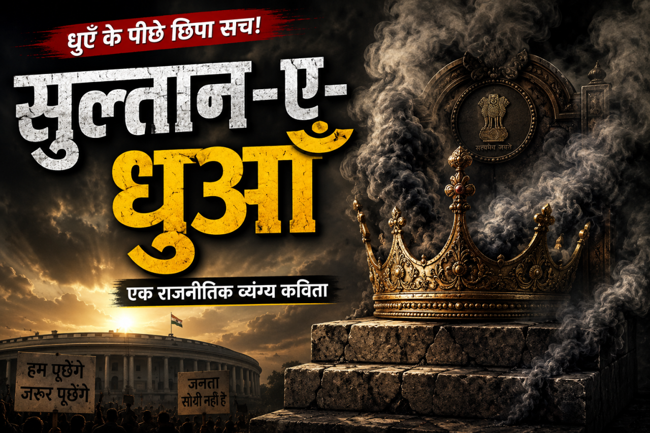 सुल्तान-ए-धुआँ: एक राजनीतिक व्यंग्य कविता