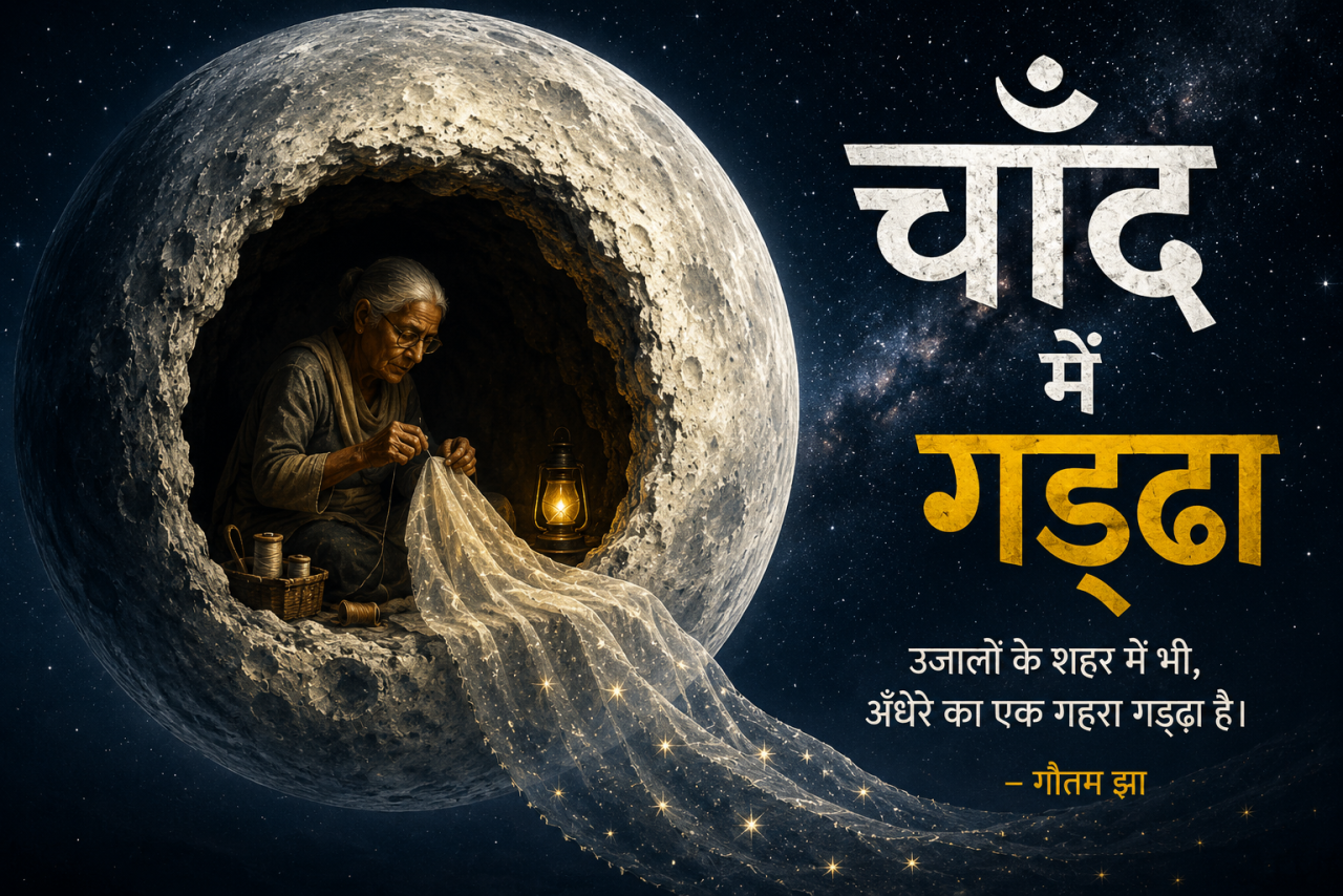 चाँद में गड्ढा