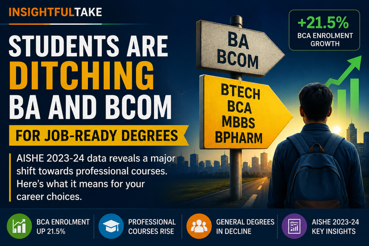 Why BA and BCom Are Losing Their Appeal in India's Changing Job Market