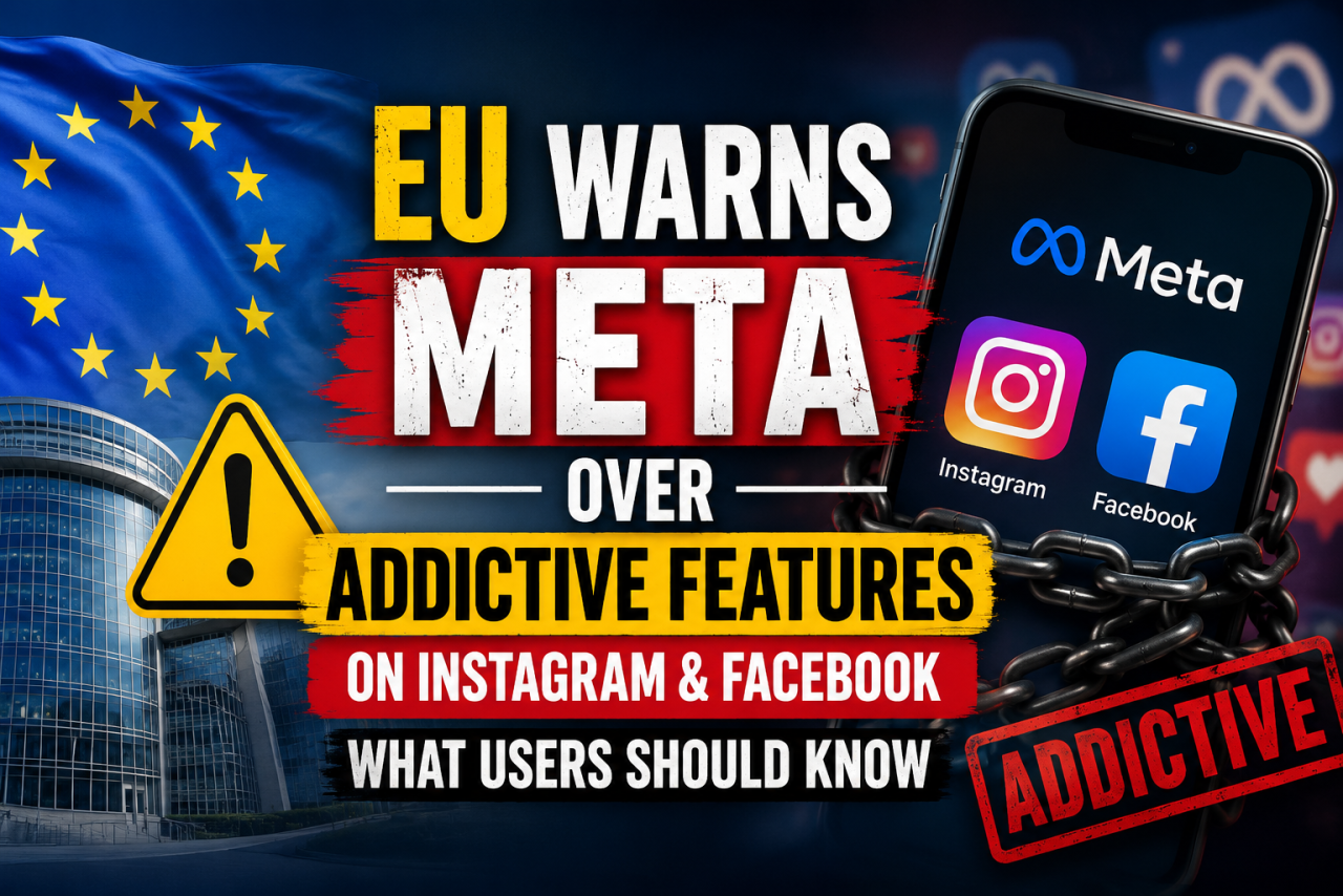 EU Targets Meta Over Addictive Features on Instagram and Facebook