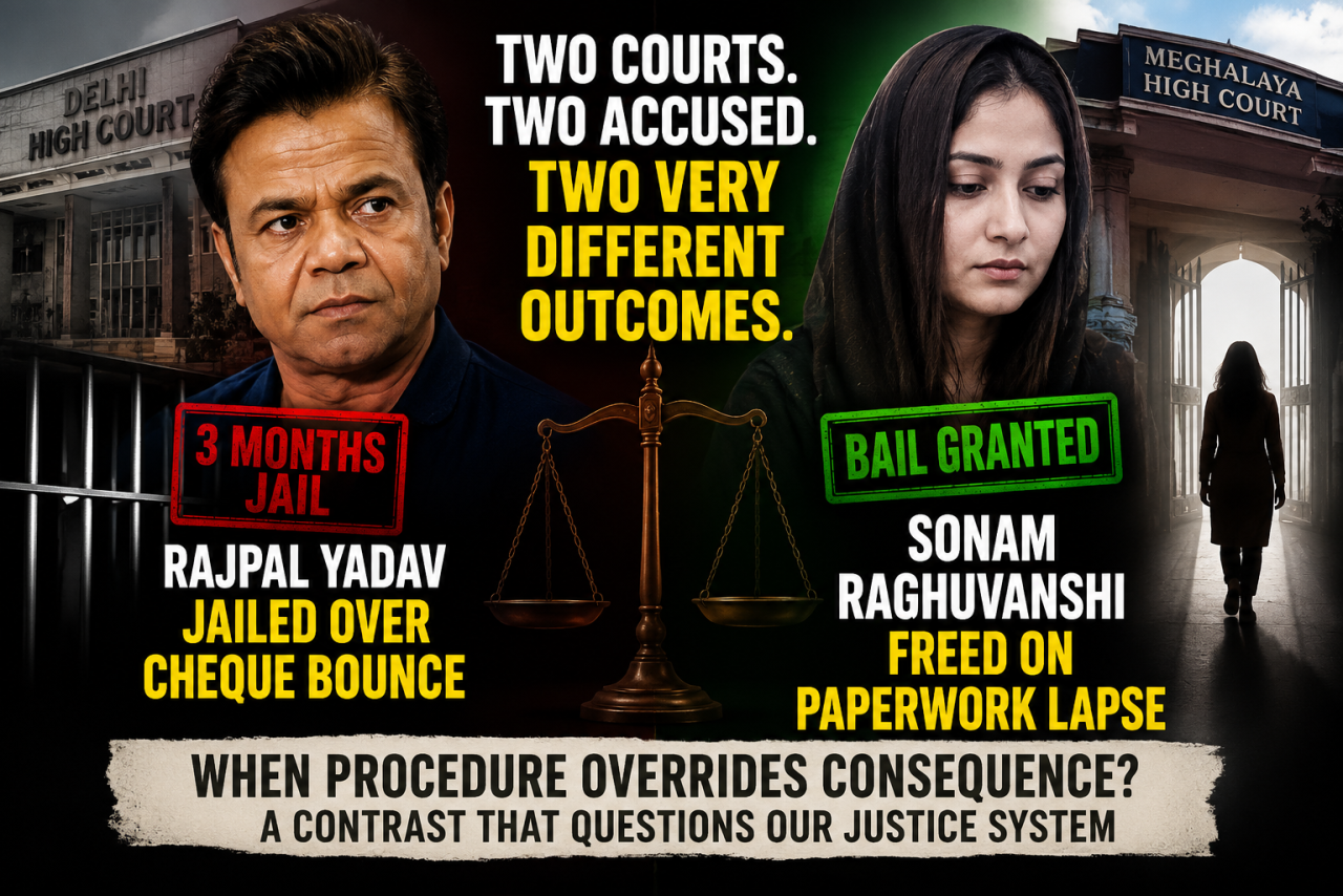 Rajpal Yadav Jailed in Cheque Bounce Case While Sonam Raghuvanshi Gets Bail: What the Two Orders Reveal