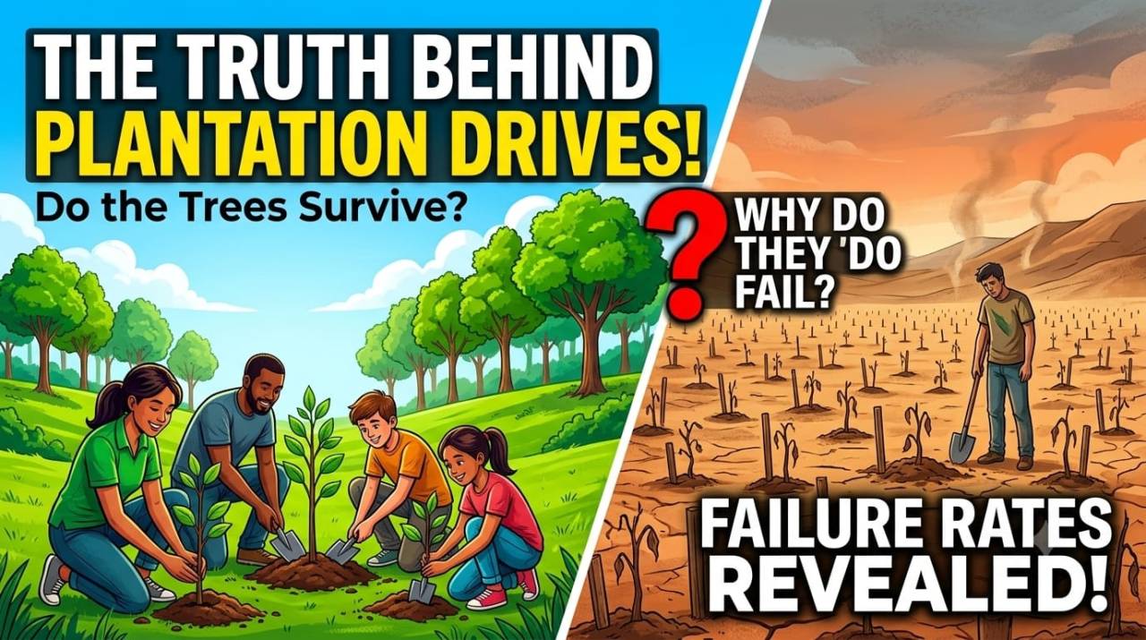 Tree Plantation in India: The Survival Crisis Behind the Record Numbers