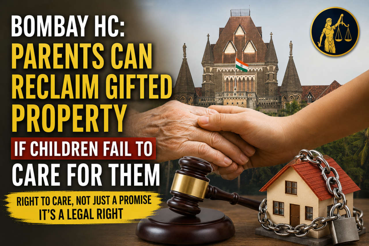 Parents Can Take Back Gifted Property If Children Neglect Their Care, Rules Bombay High Court
