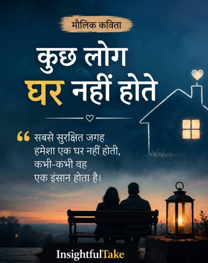 कुछ लोग घर नहीं होते