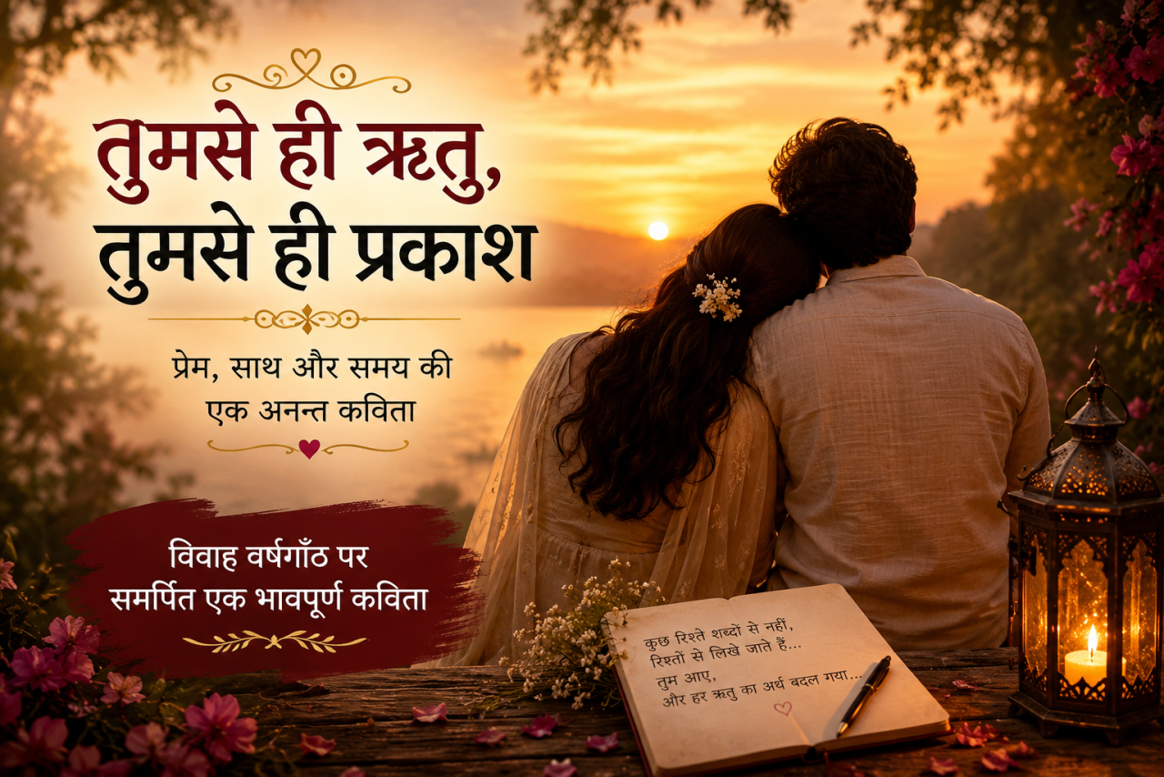 तुमसे ही ऋतु, तुमसे ही प्रकाश