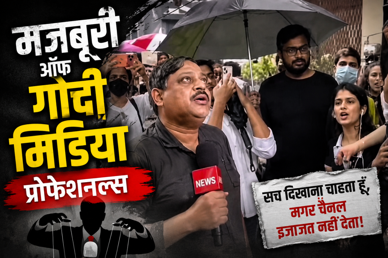 दो रोटियों के बीच कैद सच: मजबूरी ऑफ़ गोदी मीडिया प्रोफेशनल्स