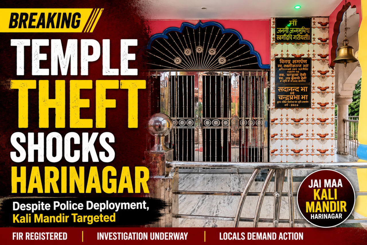 Temple Theft in Harinagar Raises Troubling Questions About Law and Order in Bihar