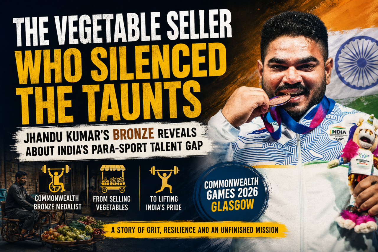 The Vegetable Seller Who Silenced the Taunts: What Jhandu Kumar's Bronze Reveals About India's Para-Sport Talent Gap