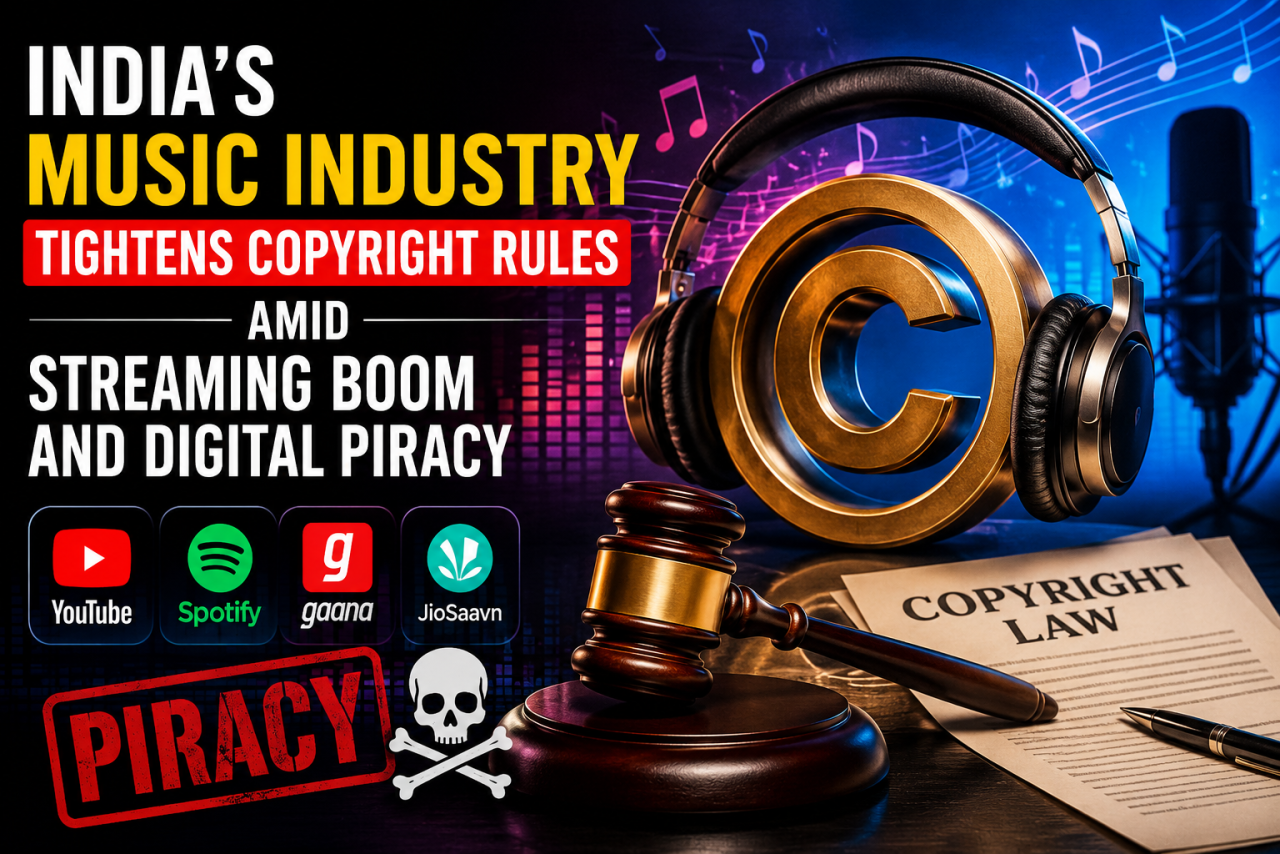 India’s Music Industry Tightens Copyright Rules Amid Streaming Boom and Digital Piracy