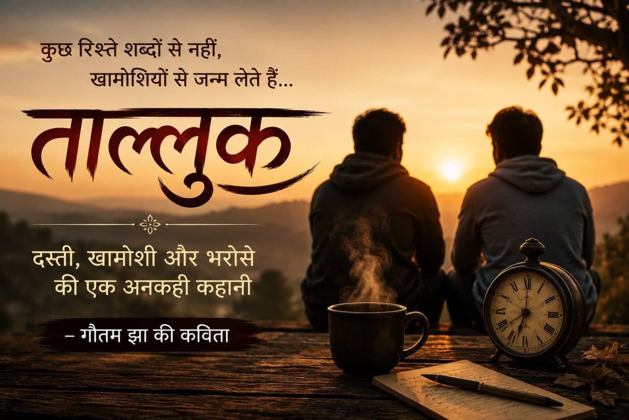 ताल्लुक: अनकहे रिश्तों और सच्ची दोस्ती पर हिंदी कविता