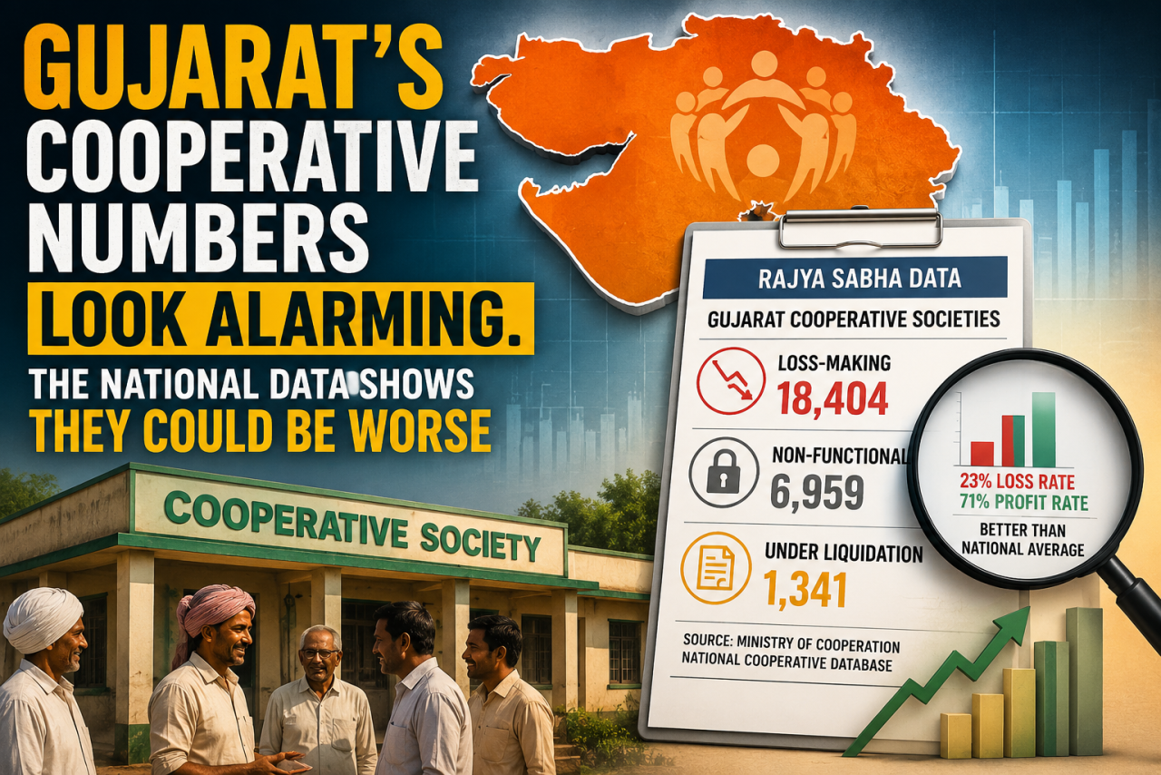 Gujarat's Cooperative Sector Faces Challenges, But National Data Tells a More Nuanced Story