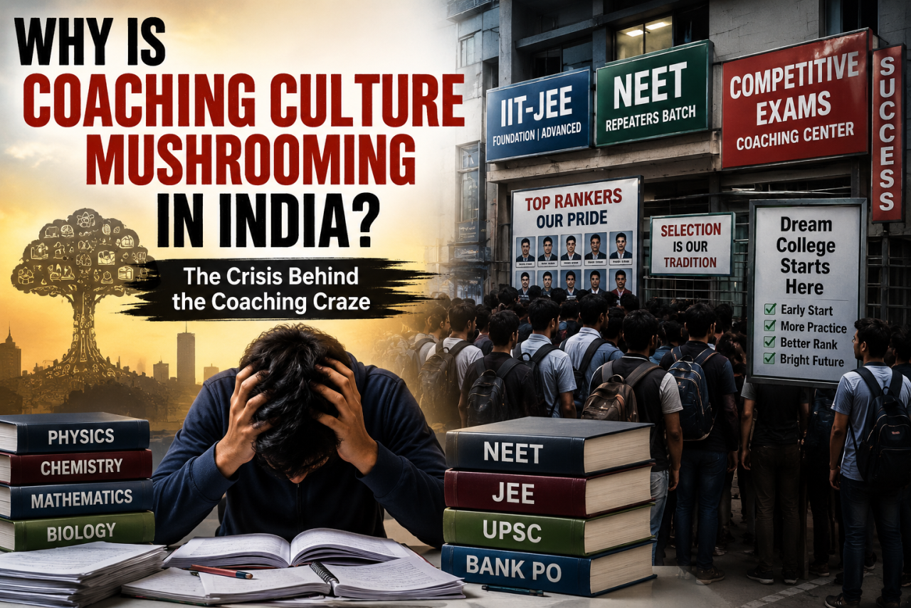 Why is Coaching Culture Mushrooming in India
