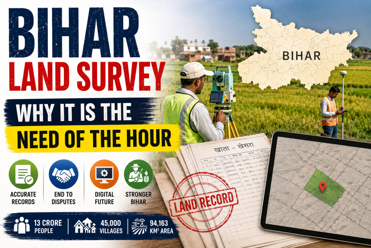 Land Survey of Bihar is the Need of the Hour