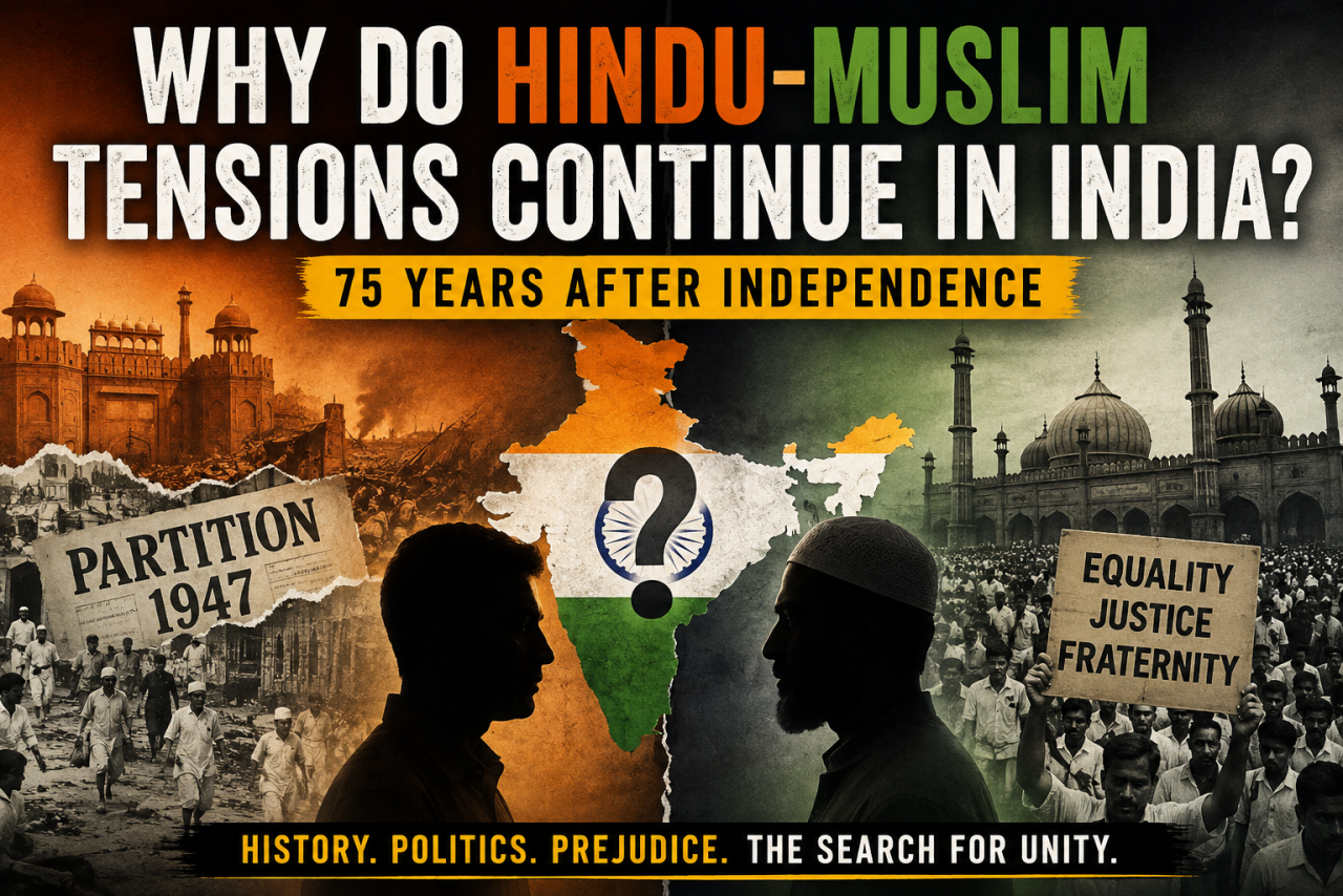 Why Hindu-Muslim Tensions Persist in India: History, Politics, and the Battle for National Unity