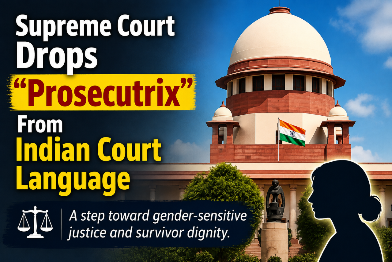 “Prosecutrix” Is Out, Supreme Court Rewrites the Language of Justice