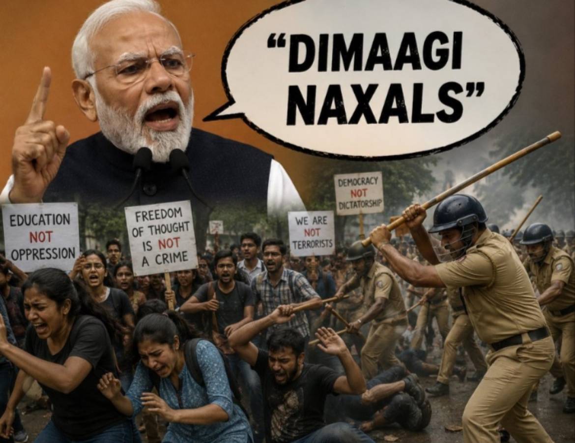 ‘Dimaagi Naxal’: What Modi’s New Term Means for India’s Democratic Space