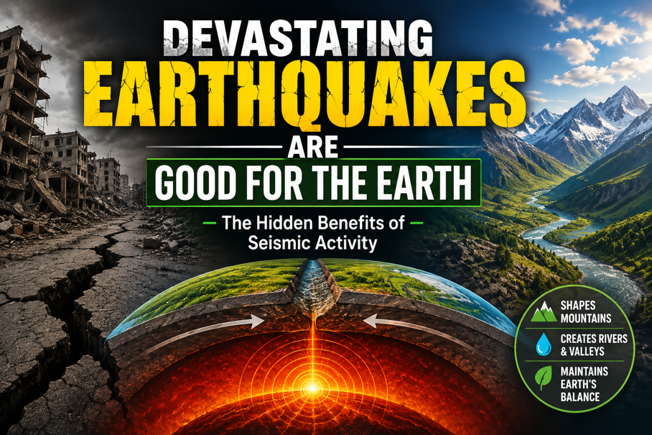 Devastating Earthquake is Good for Earth