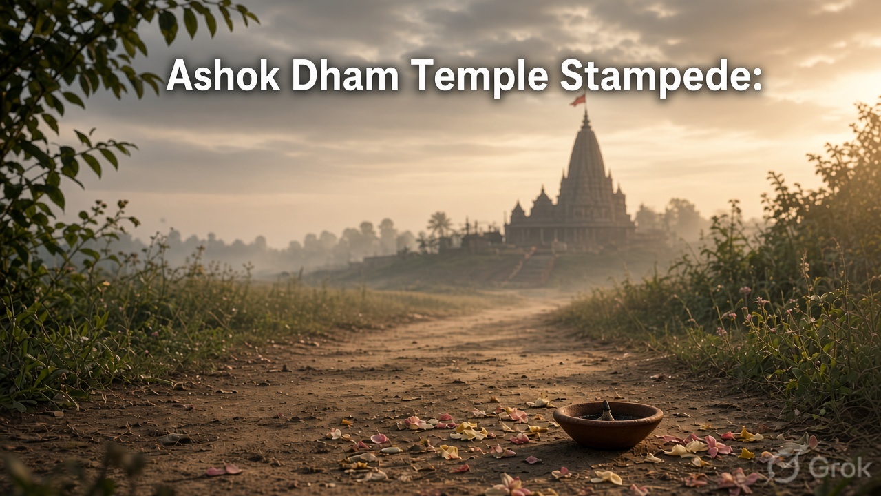 Seven Dead in Bihar Temple Stampede After Electric Pole Rumour Sparks Panic