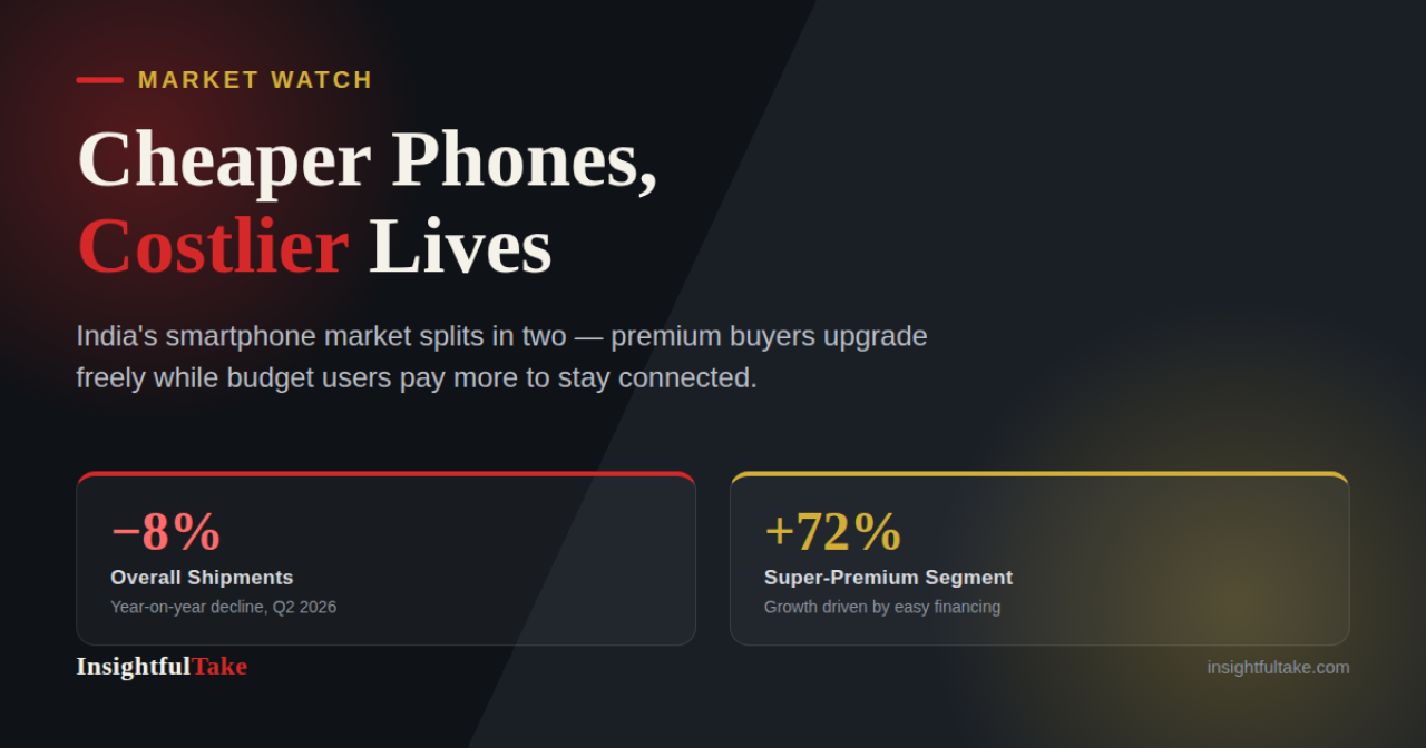 Cheaper Phones Are Getting Costlier: India’s Smartphone Divide Deepens