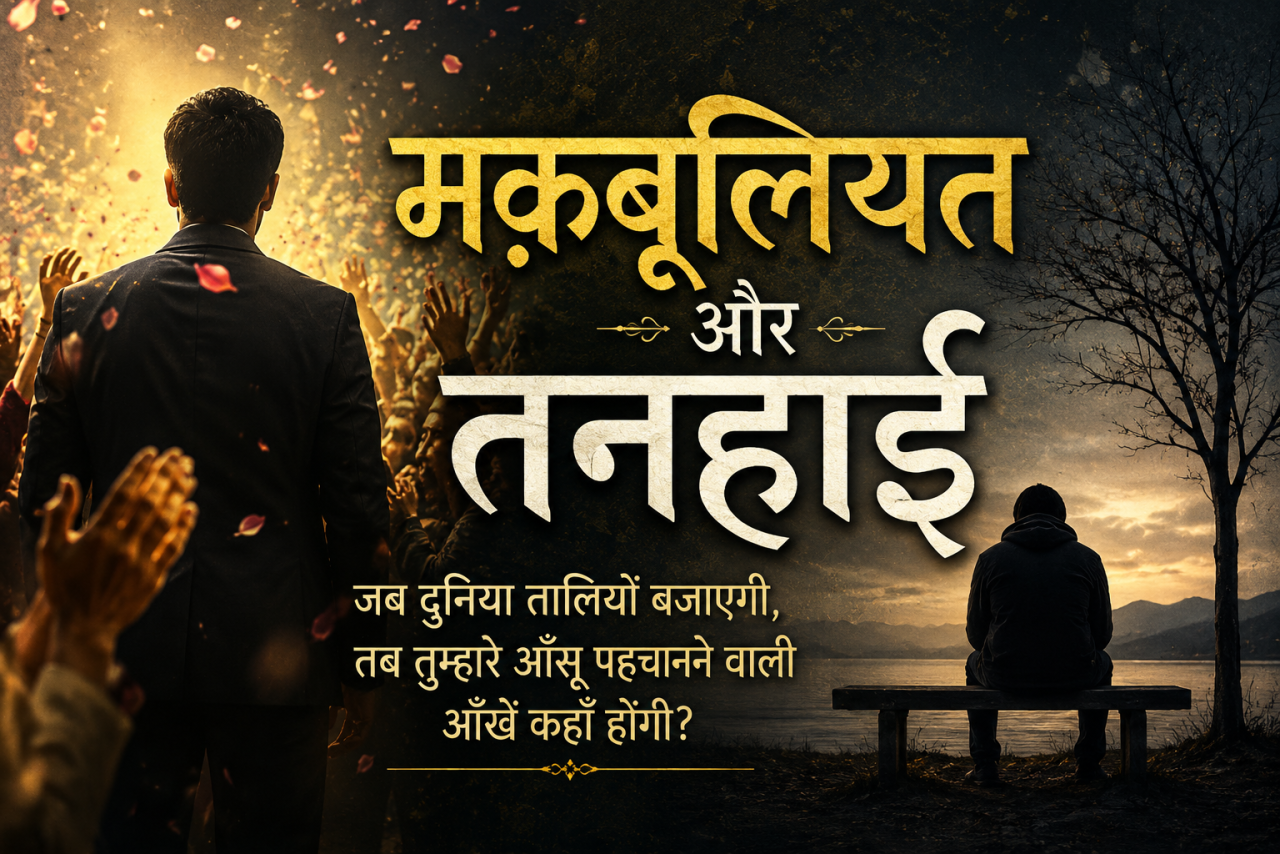 मक़बूलियत और तनहाई