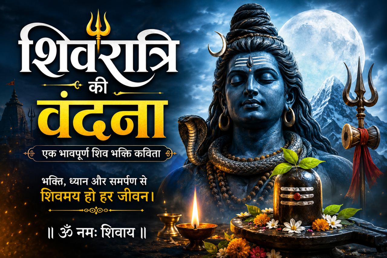 महादेव की महिमा: शिवरात्रि पर भावपूर्ण हिंदी कविता