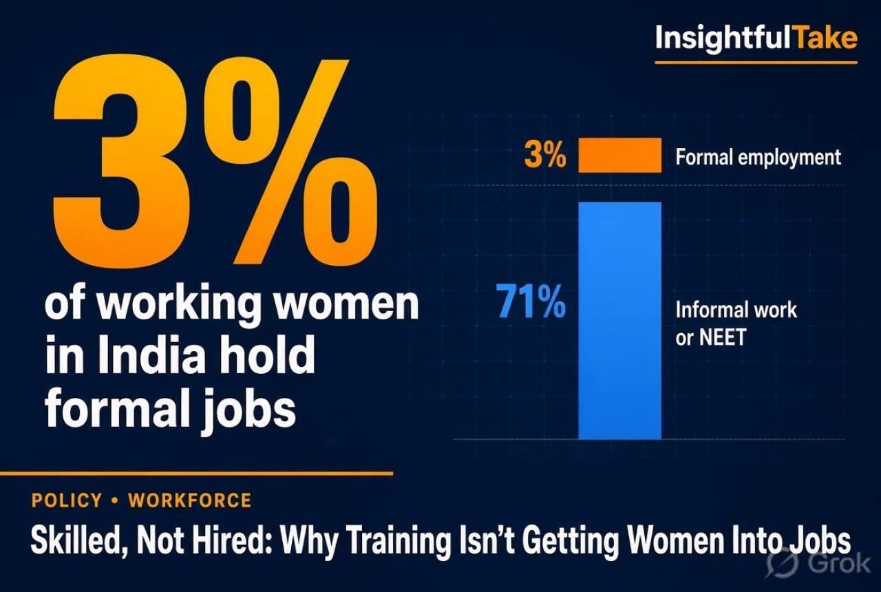 Skilled, Not Hired: Why India's Training Programmes Are Failing Women