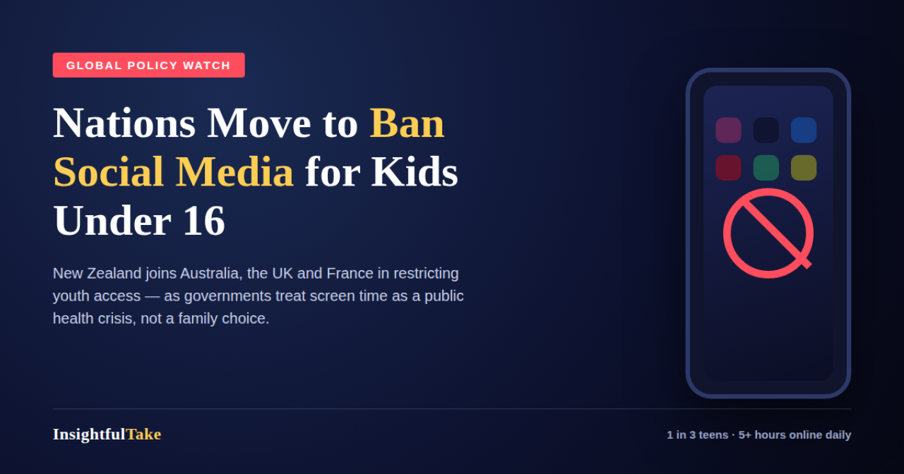 Why the World Is Finally Saying No to Kids on Social Media