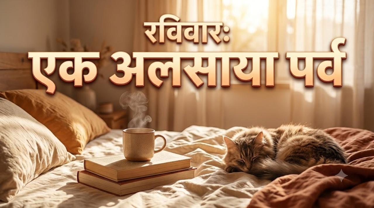 रविवार: एक अलसाया पर्व
