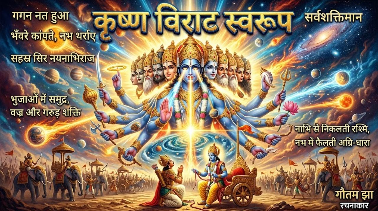 कृष्ण विराट स्वरूप