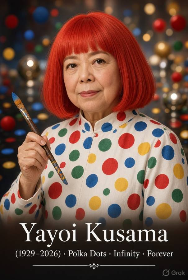 The Woman Who Turned Her Dots Into Infinity: Remembering Yayoi Kusama