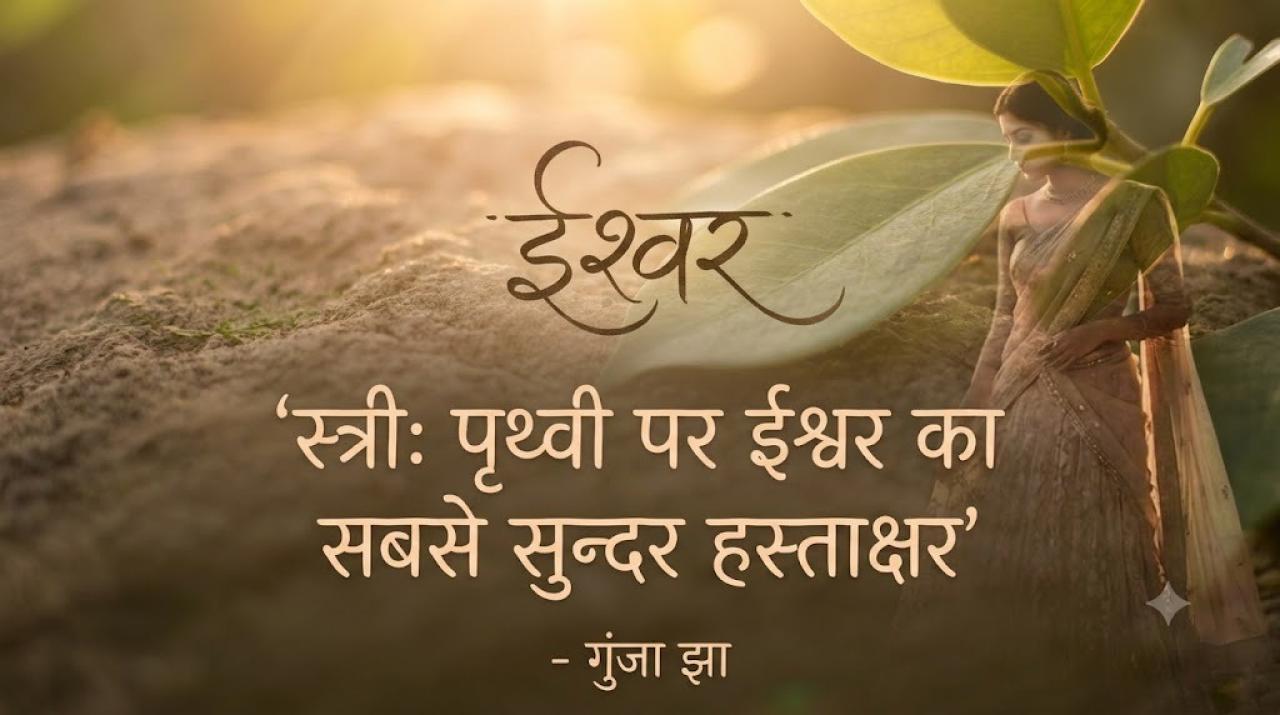स्त्री — ईश्वर का हस्ताक्षर