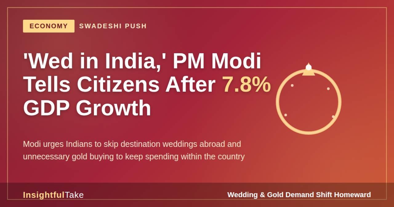 PM Modi’s ‘Wed in India’ Call: Can Weddings Really Move the Economy?