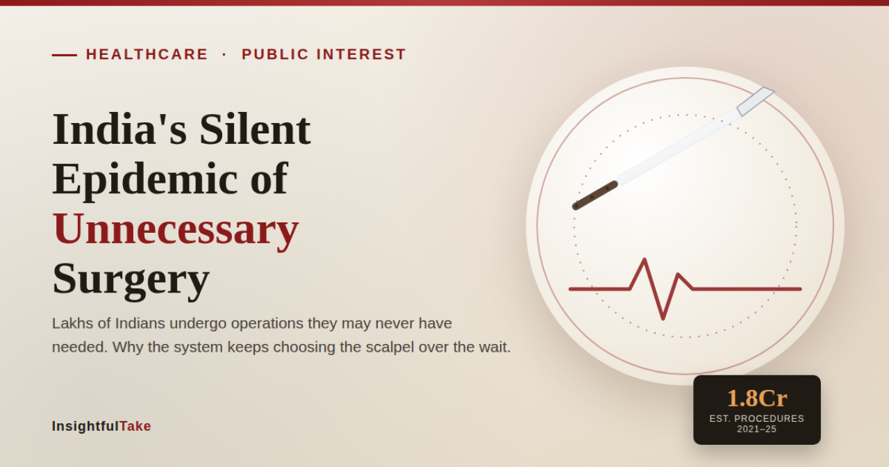 India’s Silent Epidemic: When Surgery Becomes the First Answer Instead of the Last