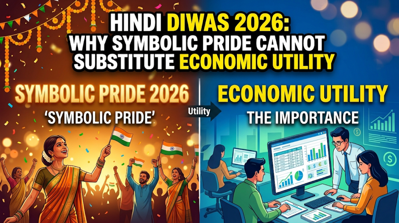 Hindi Diwas 2026: Why Symbolic Pride Cannot Substitute Economic Utility