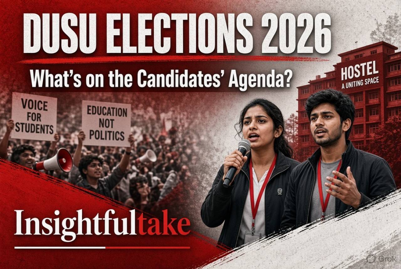 DUSU Polls 2026: What Delhi University’s Presidential Hopefuls Are Really Promising Students