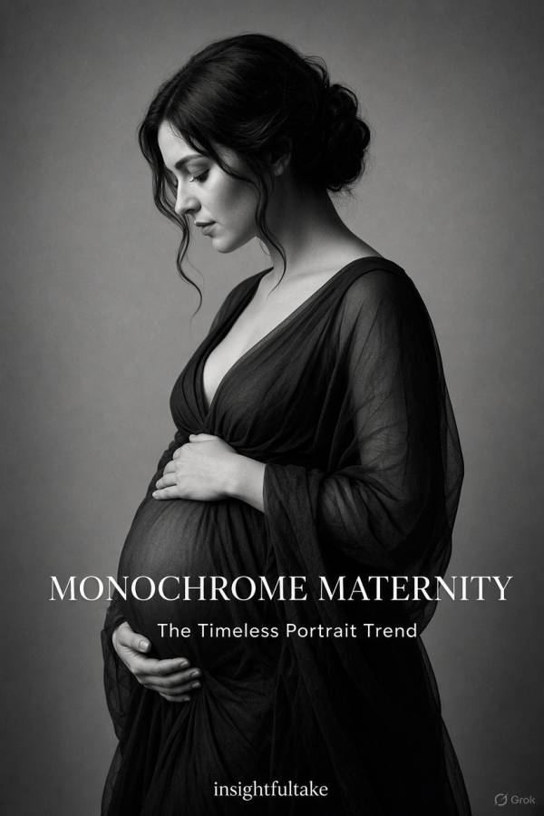 The Timeless Appeal of Black-and-White Maternity Photography