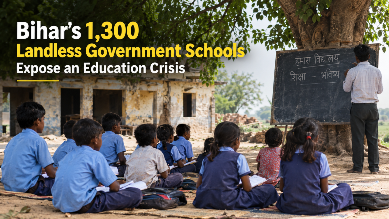 Bihar's Missing Foundations: Why Over 1,300 Government Schools Still Have No Land or Building of Their Own