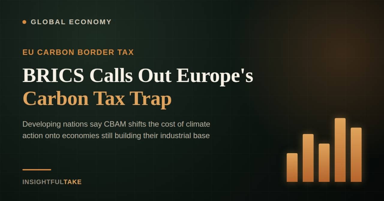 Why BRICS Nations Are Calling Europe's Carbon Border Tax a Trade Trap for the Global South