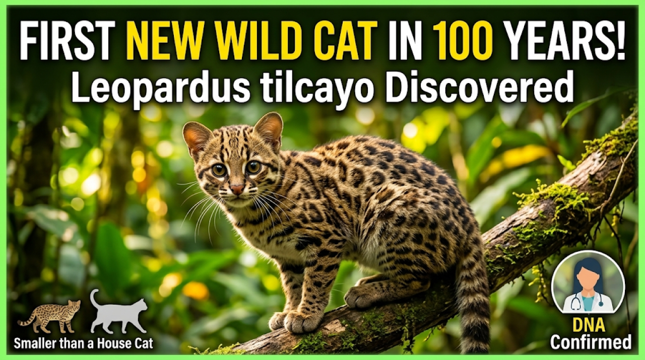 Rare Discovery: Scientists Find New Wild Cat Species in South America After More Than a Century