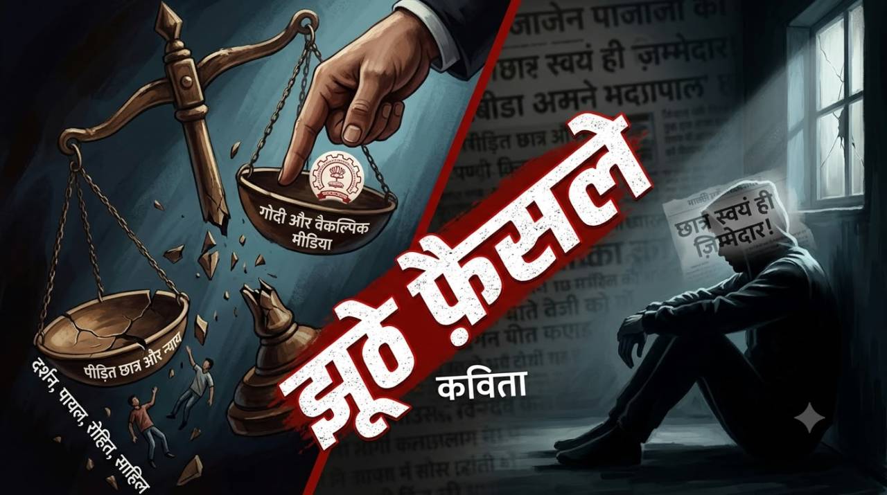साहिल की आत्महत्या पर मीडिया के झूठे फ़ैसले