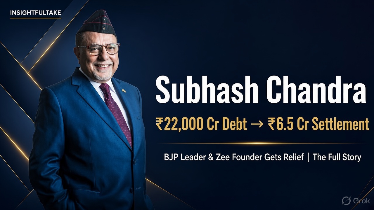 Subhash Chandra's ₹22,000 Crore Insolvency Case Hits a Wall as NCLT Seeks CBI's Response