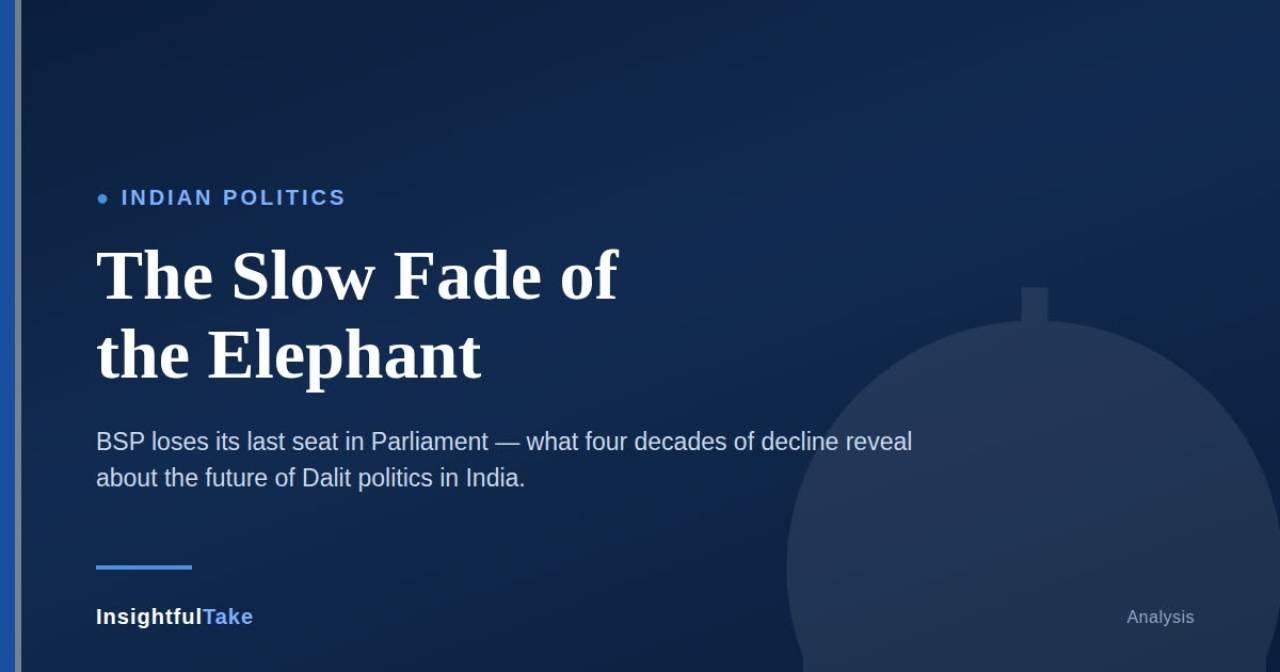 BSP Exit from Parliament and the Slow Decline of Mayawati's Party