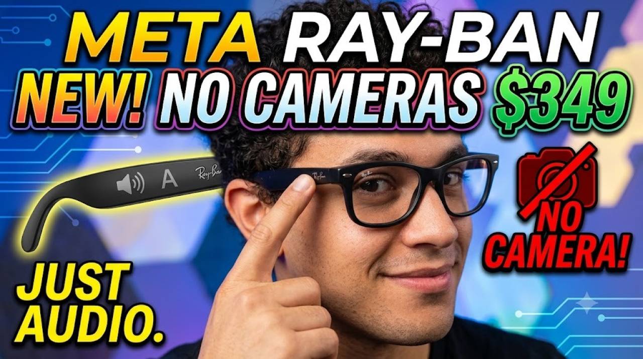 Meta Launches New $349 Ray-Ban Glasses Without Cameras